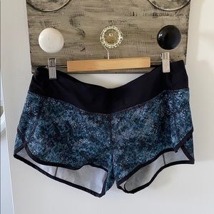 Lululemon speed shorts